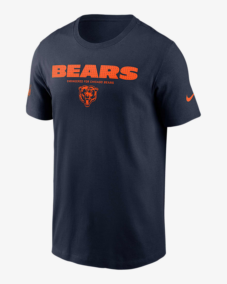 売れ筋商品|||ナイキ Tシャツ トップス レディース Men's Gray Chicago Bears Yardline Velocity Performance T-shirt Gray Nike Women's Nike Gray Chicago Bears Sideline Velocity